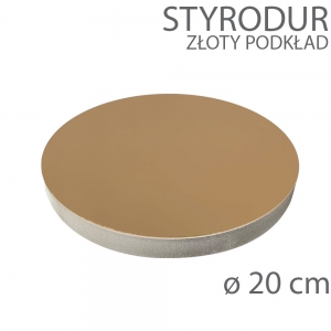 Okrągły podkład styrodur - wys. 22mm - 20cm