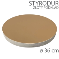 Okrągły podkład styrodur - wys. 22mm - 36cm