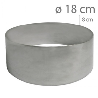 Okrągły rant do pieczenia i składania tortów 18cm (wys 8cm)