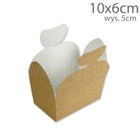 Opakowanie cukiernicze "mini" brązowe - 6x10,5x5,5cm