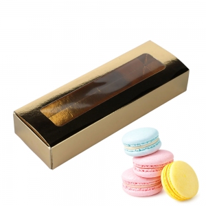 Opakowanie na makaraniki - ZŁOTE