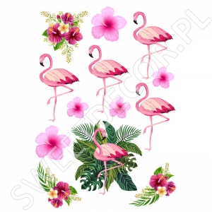 Opłatek Flamingi 1 A4