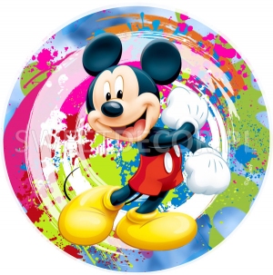 Opłatek na tort Mickey Mouse - 50318900B - 21 cm