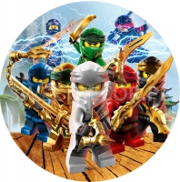Opłatek na tort Ninjago - 50312602C - 21 cm