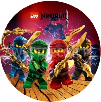Opłatek na tort Ninjago - 50312602D - 21 cm
