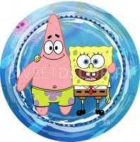 Opłatek na tort Spongebob - 50319021A - 21 cm