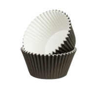 Papilotki Brązowe Extra - 50mm - 10 szt