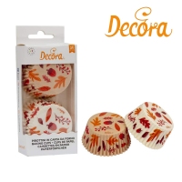 Papilotki "Jesienne liście" 36szt