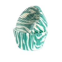Papilotki Tiger green - 50mm - 50 szt