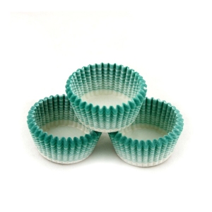 Papilotki zielone 24mm - 100 szt