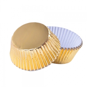 Papilotki złote 50x32mm - 100 szt