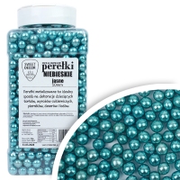Perełki niebieskie jasne 10mm - 900g