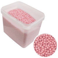 Perełki różowe matowe 1,2 kg