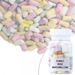 Pianki mini marshmallow kolorowe15g