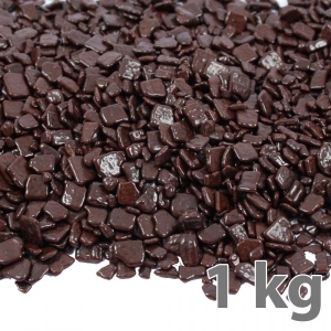 Płatki czekoladowe błyszczące- czekolada gorzka - 1kg