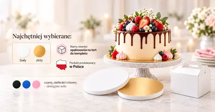 Podkłady styrodurowe Styrocake - zestaw 4+1