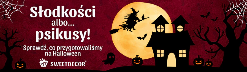 Ozdoby cukiernicze na Hallowen