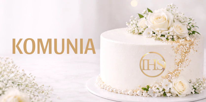Komunie Dekoracje na tort komunijny