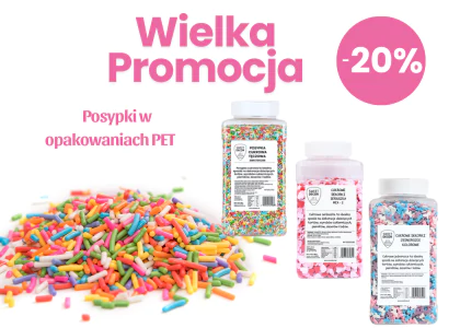 Promocja -20% posypki Pet