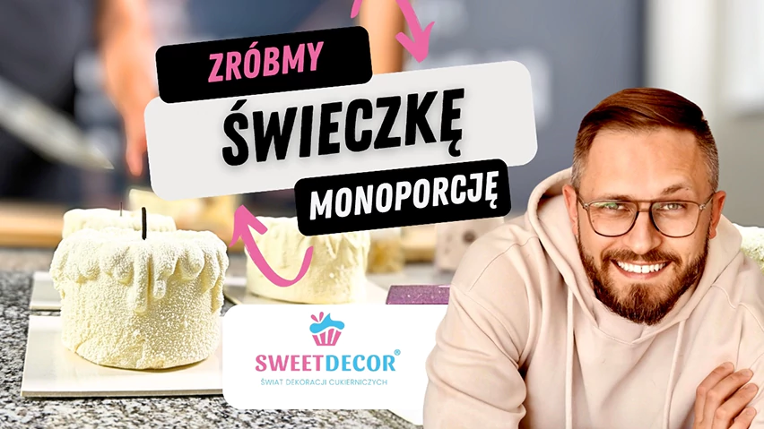 Monoporcja Świeczka na Halloween lub Święta