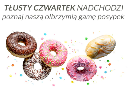 posypki perełki i dekorki do muffinek
