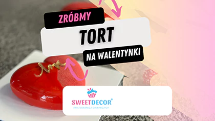 Tort musowy serce na Walentynki