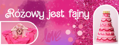 Różowy fajny jest