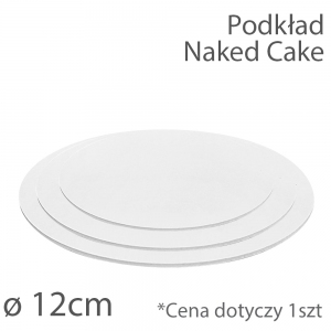 Podkład do tortu piętrowego NAKED CAKE śr. 12cm