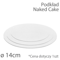 Podkład do tortu piętrowego NAKED CAKE śr. 14cm
