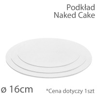 Podkład do tortu piętrowego NAKED CAKE śr. 16cm