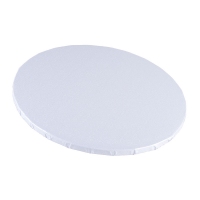 Podkład pod tort okrągły BIAŁY - SOLIDNY MDF - 40cm