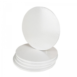 Podkład pod tort okrągły gruby BIAŁY - 35cm (gr 12mm)