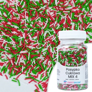 Posypka cukrowa - kolorowa MIX 4 - 70g