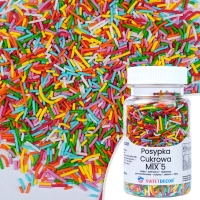 Posypka cukrowa - kolorowa MIX 5 - 70g