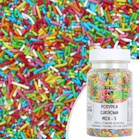 Posypka cukrowa - kolorowa MIX 5 - 70g