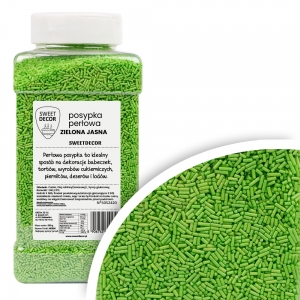 Posypka cukrowa PERŁOWA zielona jasna - 900g