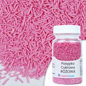 Posypka cukrowa różowa - 70g