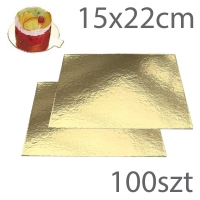 Prostokątne podkłady na porcje - 15x22cm - 100szt
