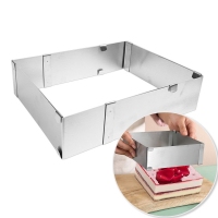 Rant regulowany kwadrat/prostokąt do pieczenia wys. 5cm