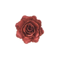 Róża chińska duża perłowy burgund 15 szt.