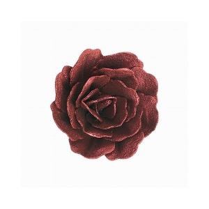 Róża chińska średnia perłowa burgundowa 18 szt.