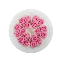 Róże mikro 18szt fioletowe
