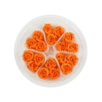 Róże mikro 18szt pomarańczowe