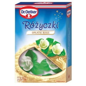 Różyczki opłatki białe