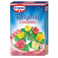 Różyczki opłatki kolorowe