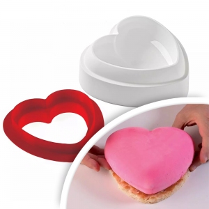 Silikomart Forma silikonowa - Serce gładkie "Ti Amo"