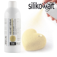 SILIKOMART - Zamsz w spray'u 400 ml - Butter White