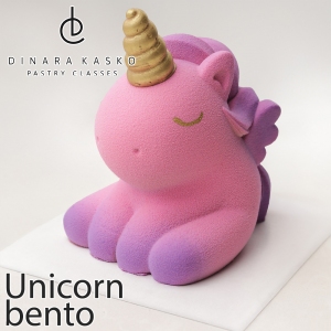Silikonowa Forma  - Dinara Kasko - Unicorn Bento (Jednorożec)