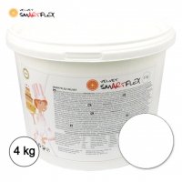 Smartflex - Lukier Plastyczny Velvet - Biały - 4kg - Pomarańczowy