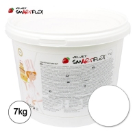Smartflex - Lukier Plastyczny Velvet - Biały - 7kg - Truskawkowy